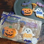 ハロウィンクッキーセット(インク遊び5枚セット)