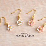 春✿忘れな草のピアス