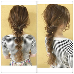 再販x7！《受注制作》raindrops with star✴︎ヘアアクセサリー✴︎送料無料