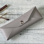 ✉L.A.N's  GP  leather case ✉【牛革　ライトグレー系】