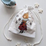 巾着袋「お花のスカート」