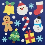 クリスマス　壁面飾り