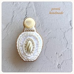 Perfume Bottle ビーズ刺繍ブローチ