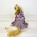 犬服  犬用着物  梅柄  袴  4号