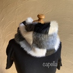 🌟capella🌟《再販》シックな色のエコファースヌード　これ一つでオシャレ度アップ