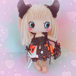 イーマリーちゃんハロウィンかぼちゃのドレス🎃💕🎃💕ツノとカバンの3点セット❤︎