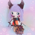 イーマリーハロウィンかぼちゃドレス🎃💕🎃💕ツノとカバンの3点セット🎃❤︎🎀