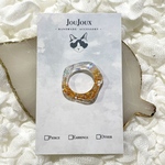 金木犀 クリア オーロラ リング キンモクセイ