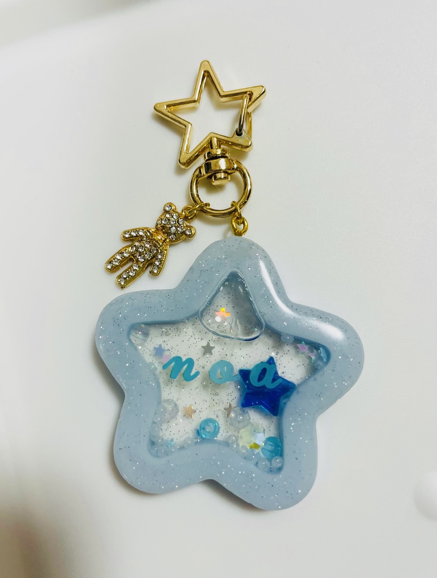 ⟭⟬まいまい⁷ ⟬⟭(๑و•̀ω•́)و様　六角形　名入れ　チャーム　キーホルダー 4d63b401b9f4d68f92e82576e8183c