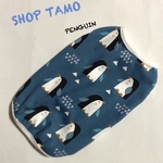 送料無料♡タンクトップ ペンギン柄 XXS〜 犬服 ドッグウェア   男の子 女の子 ブルー