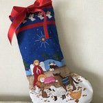 大きな靴下のクリスマスオーナメント