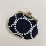 ミナペルホネン がま口ポーチ まん丸コインケース 