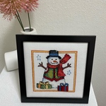 ⛄️SnowMan⛄️クロスステッチ額