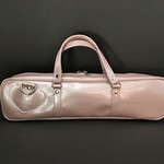 フルートケースバッグ　C・H管　ラベンダー　ハート