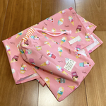 アイスクリーム🍨ピンク★給食セット★お名前タグ付き★給食ナフキン40×60★ランチョンマット　小学校