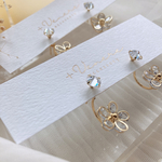 ハンドメイド ピアス セレクトピアス import フラワー2wayピアス
