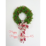 送料込☆クリスマスリース　45cm 