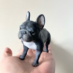 フレンチブルドッグ　ブリンドル　インテリア雑貨　置物　【いつもそばにいてくれるペットのようなフレブルのフィギュア】