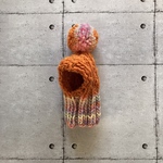 DOGニットキャップ🧶オレンジ