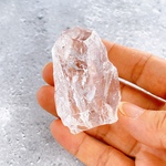 ブラジル産・かち割り水晶60g 麻ポーチ付き ✧ラフロック・クリスタル✧原石