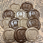 🐻スイーツくまちゃんBタイプ🐻＊シーリングスタンプ＊シールパーツ＊コラージュ素材