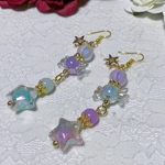 【P251】Arin様予約品 ゆめかわいいお星様きらきらピアス イヤリング