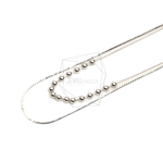 CHN-066-R【1個入り】ダブルネックレスチェーン,Two Chains necklace