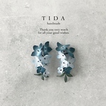 blue flower 【ピアス/イヤリング】No.164