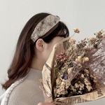 インド刺繍リボンのヘアバンド❇︎ブラウン