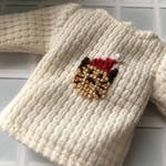 単品売り★リカちゃん・服＊2022クリスマス🎄サンタ猫🐈のトップス　