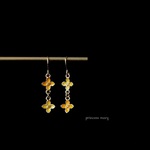 残り1点》オレンジ&イエロー♡﻿金木犀ピアス