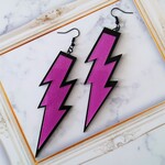稲妻⚡️ピアス パープル