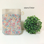 再販※オーダー■春にぴったり！小花のポケットペンケース／オーガナイザー