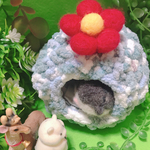89.ハムちぐら(大☆ぷっくりフラワー)