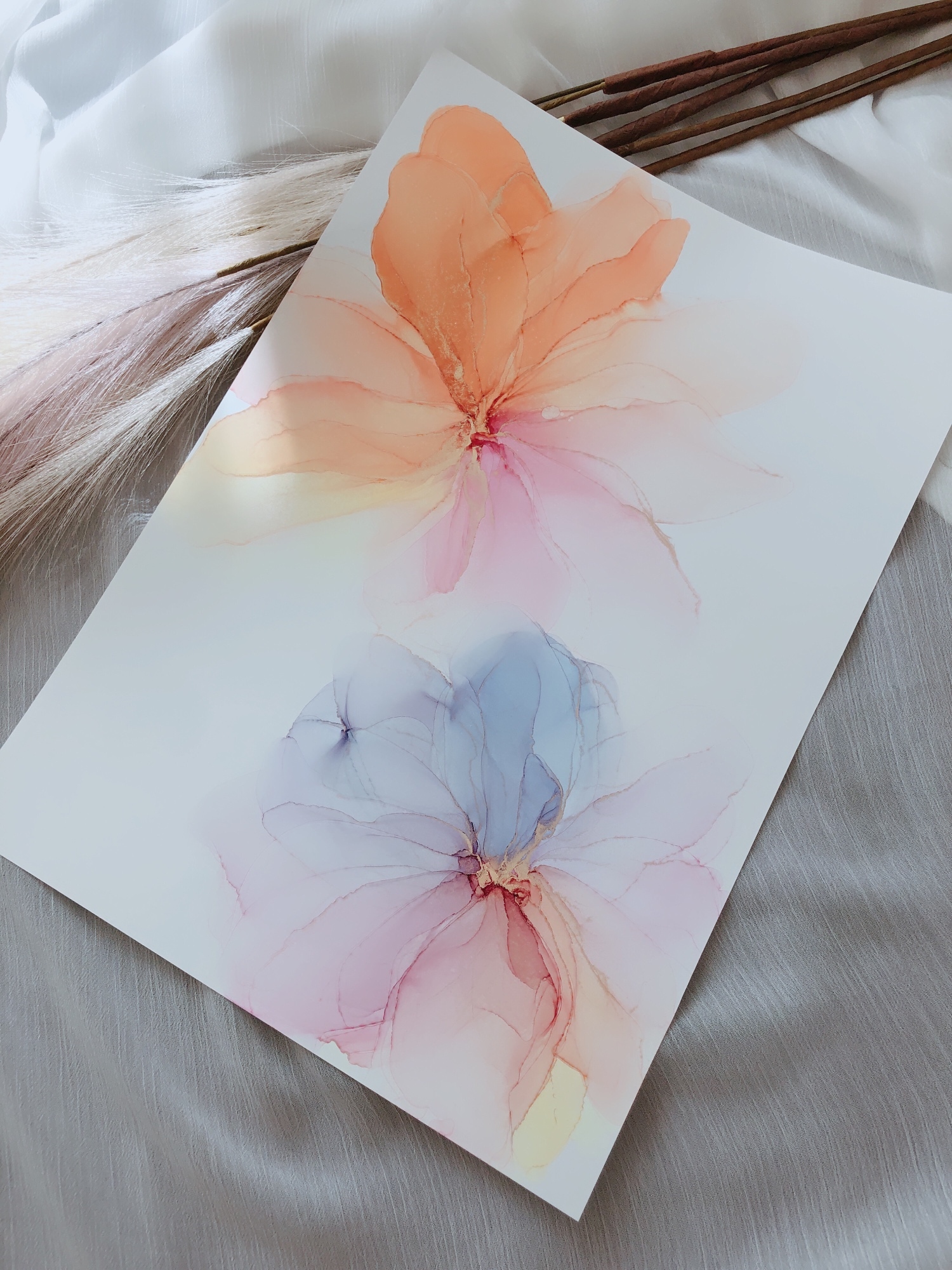送料無料 アルコールインクアート No.95 A4 - SAITOU'S GALLERY