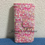 yukaxjun様注文品 スマホケース 手帳型  ジェニーズリボン リバティ
