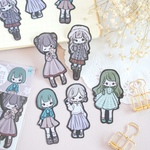 女の子のイラストフレークシール「My favorite clothes vol.11」10枚入 / 送料無料