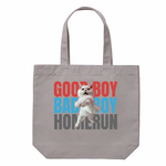 【グレー】GOODBOYホームラン　トートバッグ
