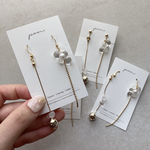 バブル (ピアス/イヤリング/アシンメトリー/クリア)