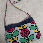 素敵なサコッシュ☆COTTONこばやし　う早この布　可愛い薔薇