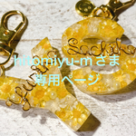 hitomiyu-mさま専用:メレメレ♡イニシャルキーホルダー