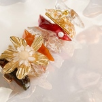 ヘアクリップ　鉱石　レジン　レジンアクセサリー　レジンアクセ　ヘアアクセサリー　ヘアアクセ　クリップ　