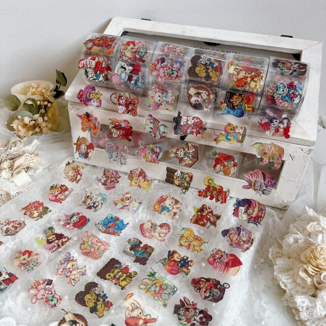 817 新品 未使用 nene様 フローラルプリンセス PETロールステッカー