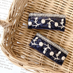 インド刺繍パッチンピン　#25