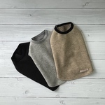 ケリーストレッチポンチニット 暖か ドッグウェア 犬服 ウール混