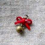 ☆Ｔさま　オーダー品☆　レザーリボン＆鈴チャーム