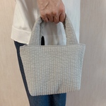 グレーのミニヌビバッグ