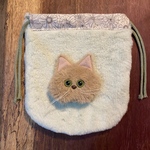 保護猫チャリティねこ巾着