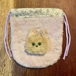 保護猫チャリティねこ巾着A