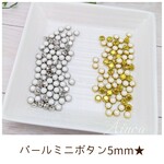 パールミニボタン 5mm 16個